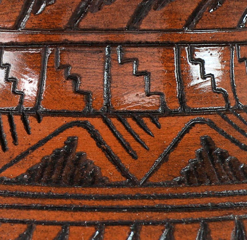 Navajo Hand Crafted Butterfly Pottery By Artist Shyla Watchman AX129334